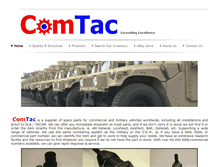 Tablet Screenshot of comtac.biz